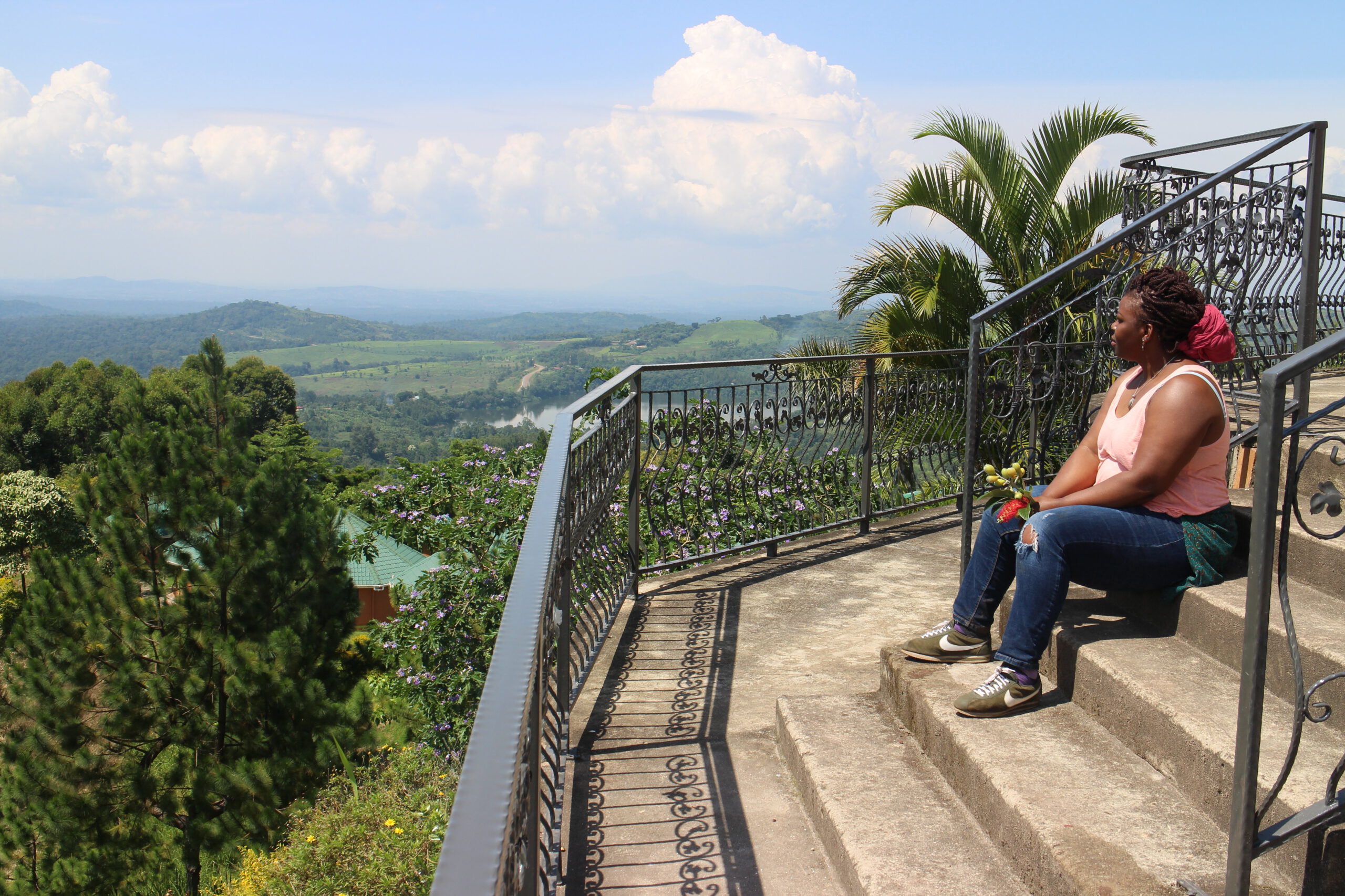 Mugenyi staff looking over nature